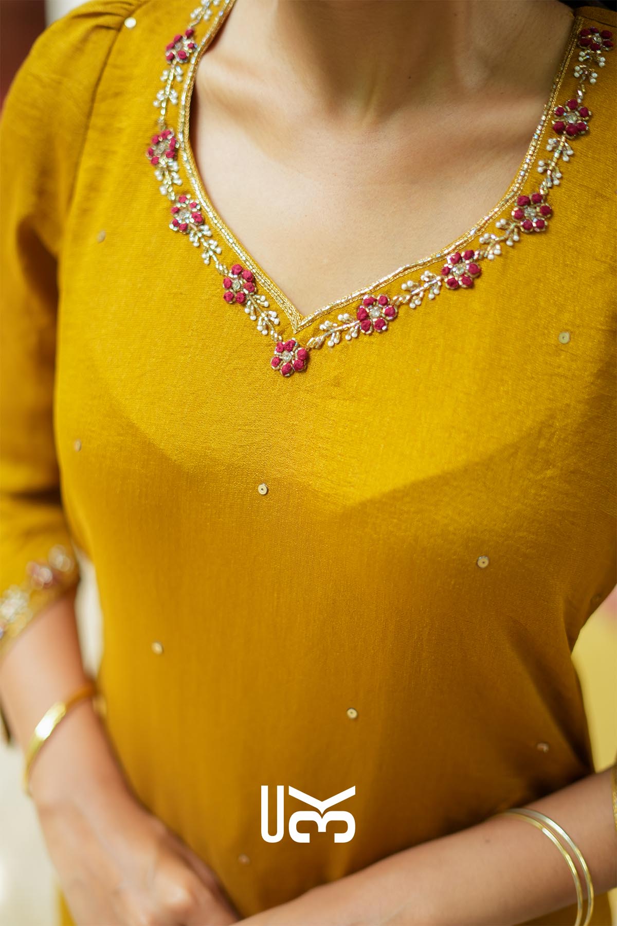Soreya | Mustard Yellow Kurta Set for Haldi Ceremonies