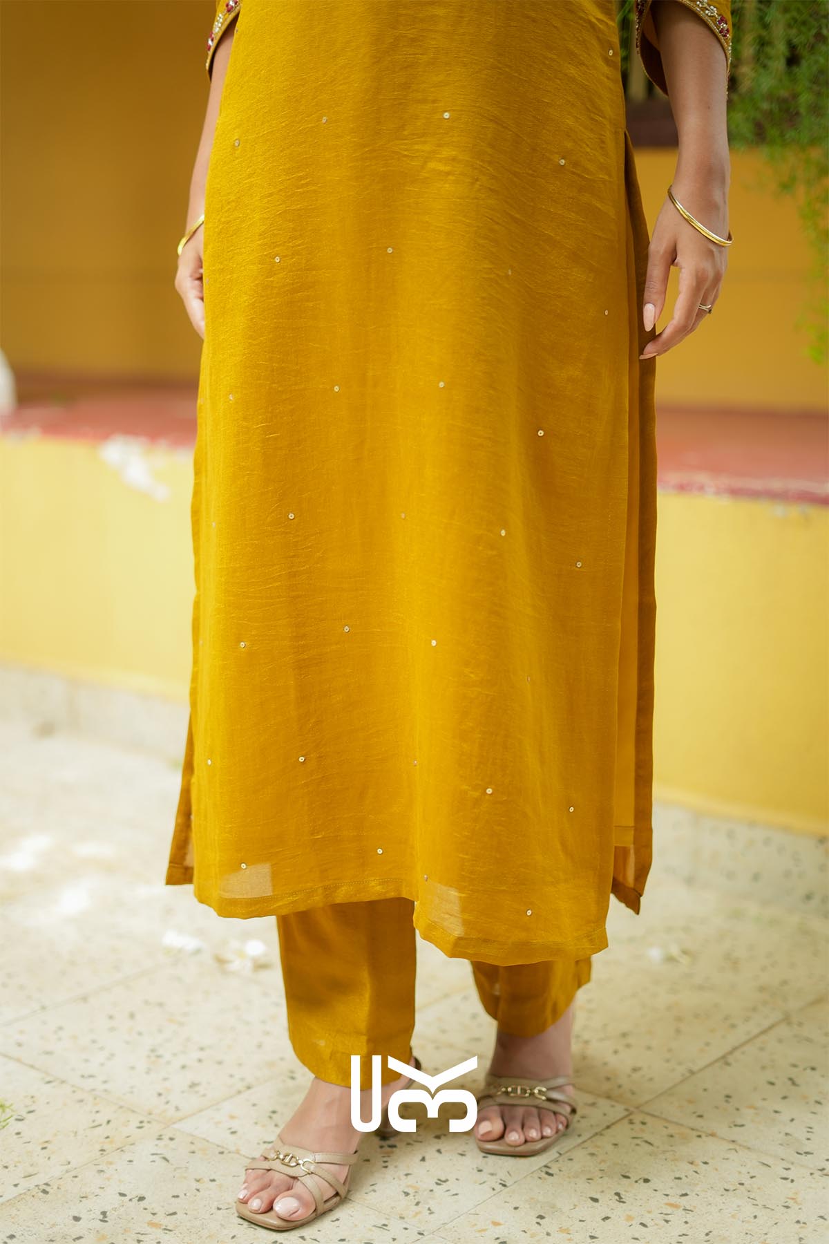 Soreya | Mustard Yellow Kurta Set for Haldi Ceremonies