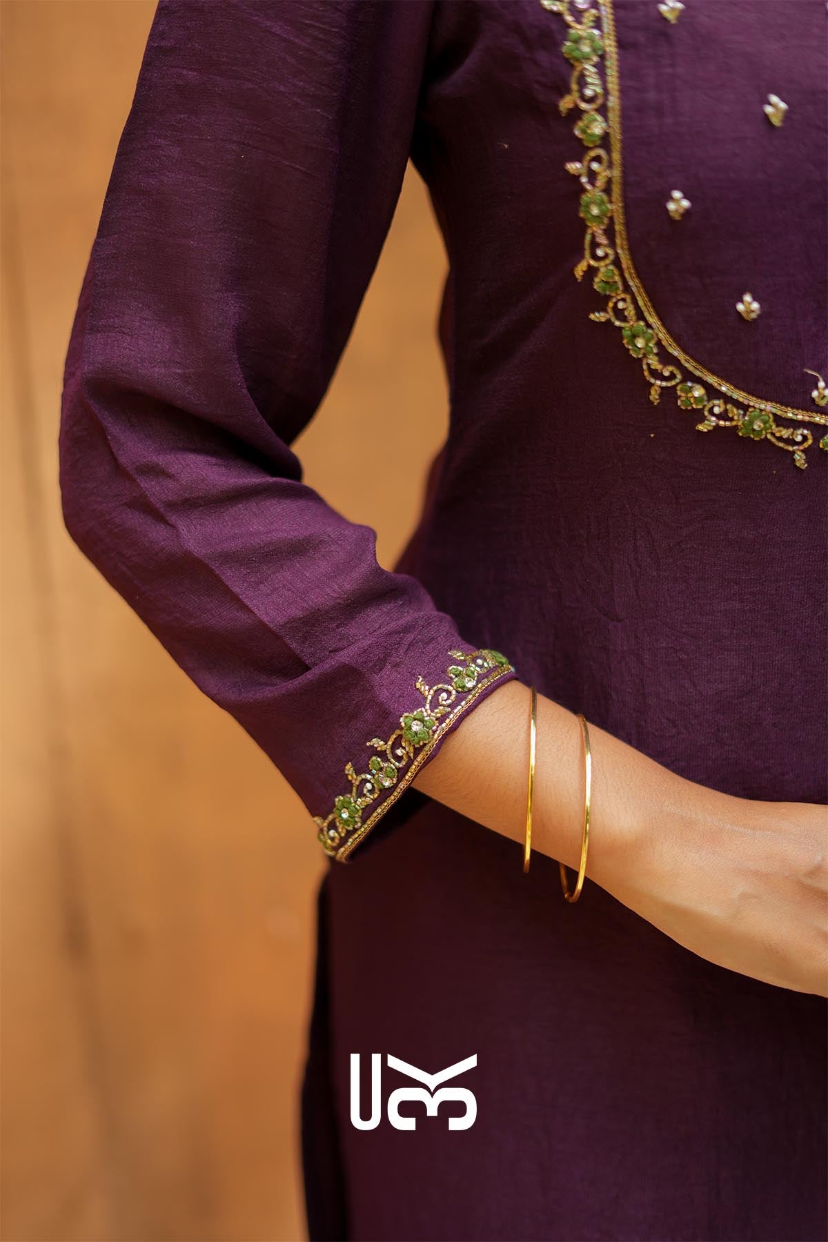 Azaira | Wine Purple Kurta Set for Traditional Gatherings