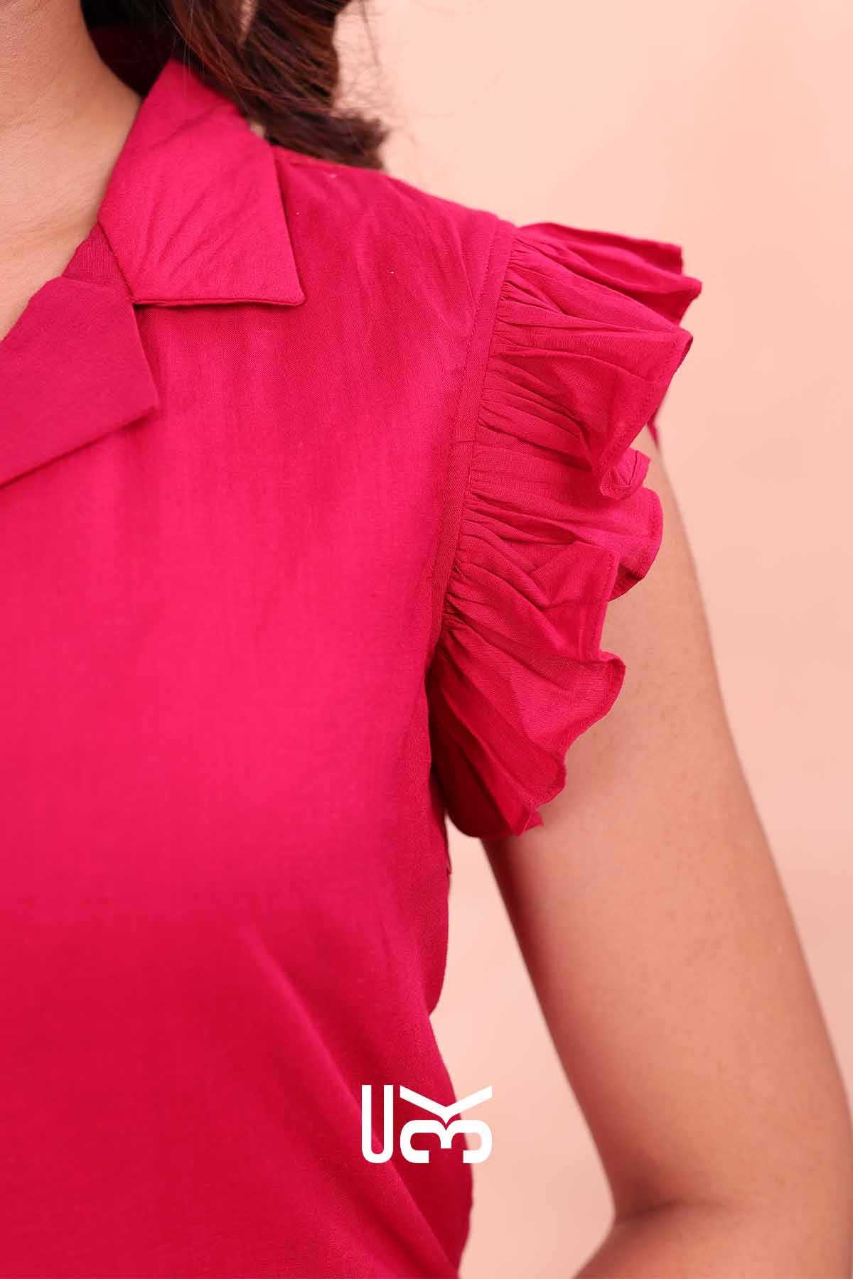 Fuchsia Flora|Rani Midi Dress