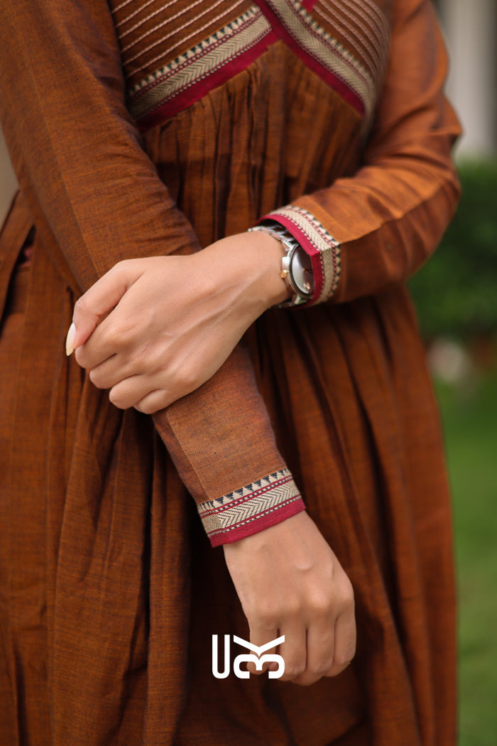 Narmada Kurta Set in Copper