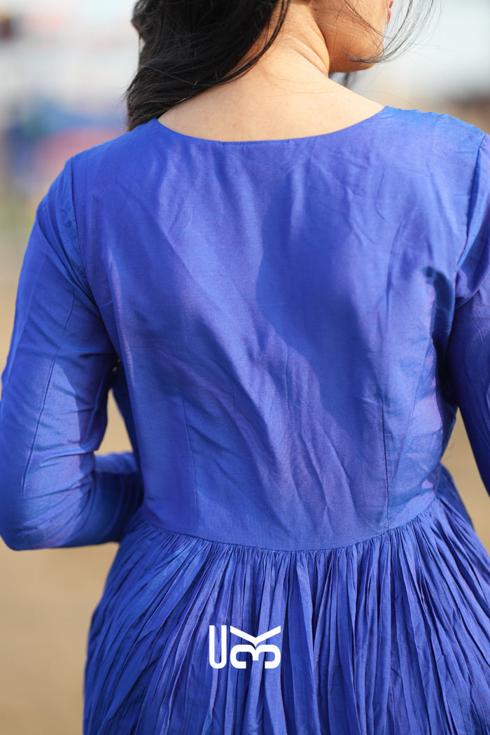 Leher Kurta Set (Dress) in Blue