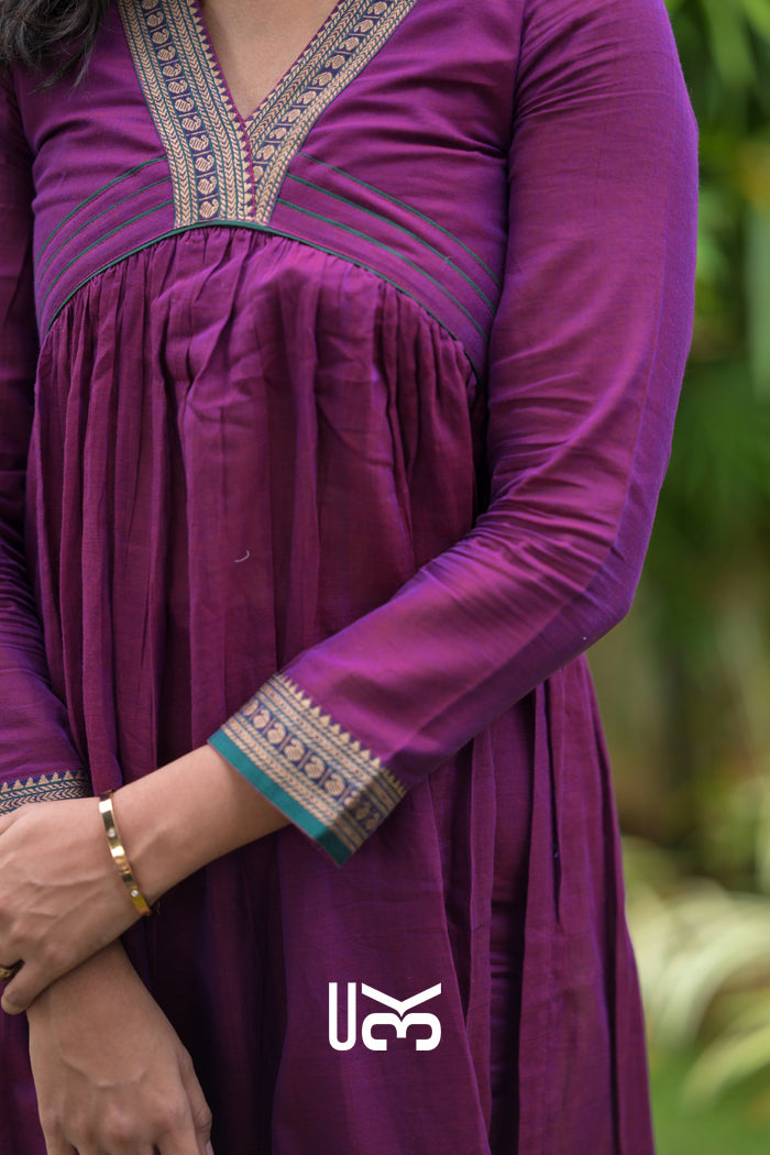 Kalyani Kurta Set in Purple
