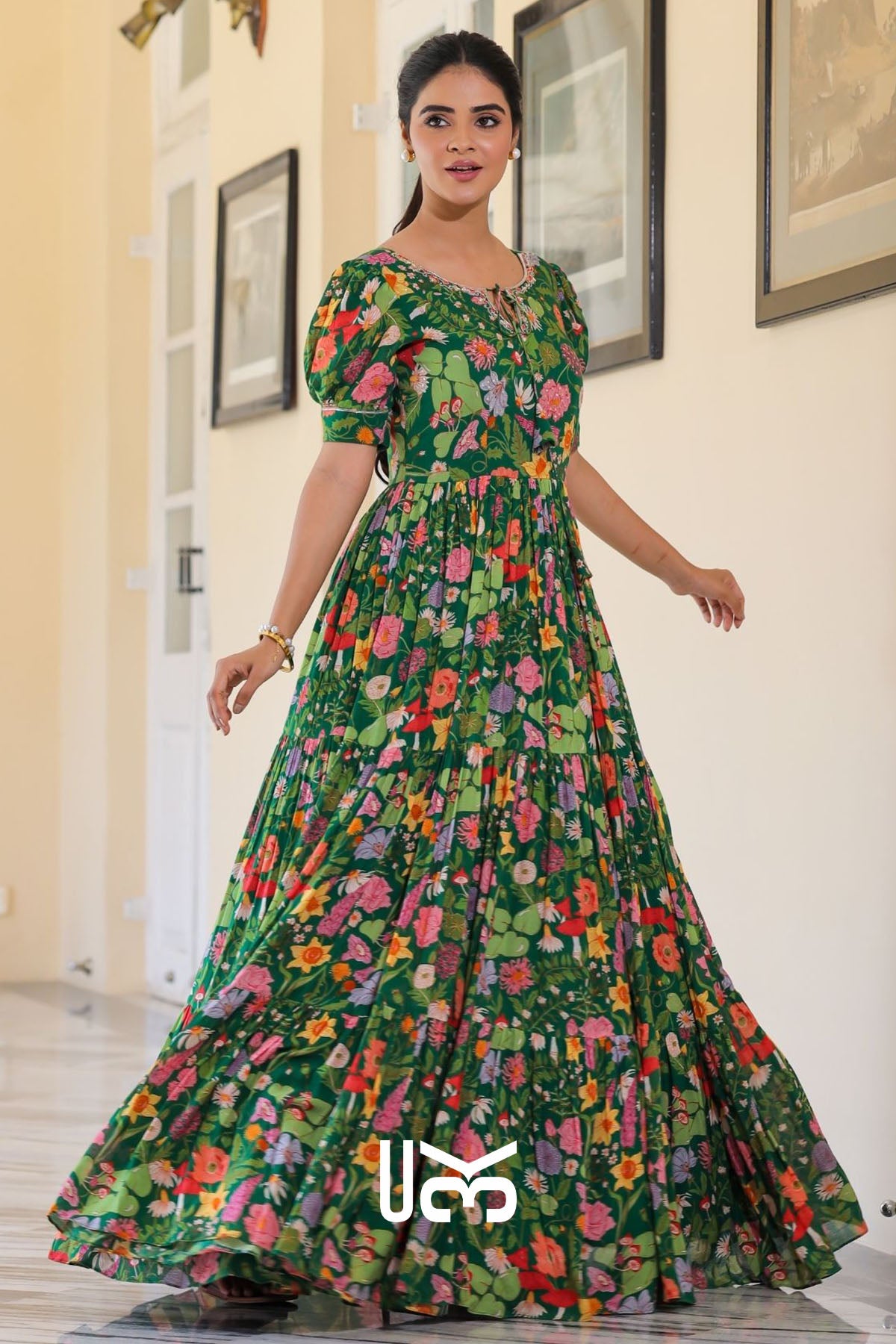 Titli Maxi Dress in Green