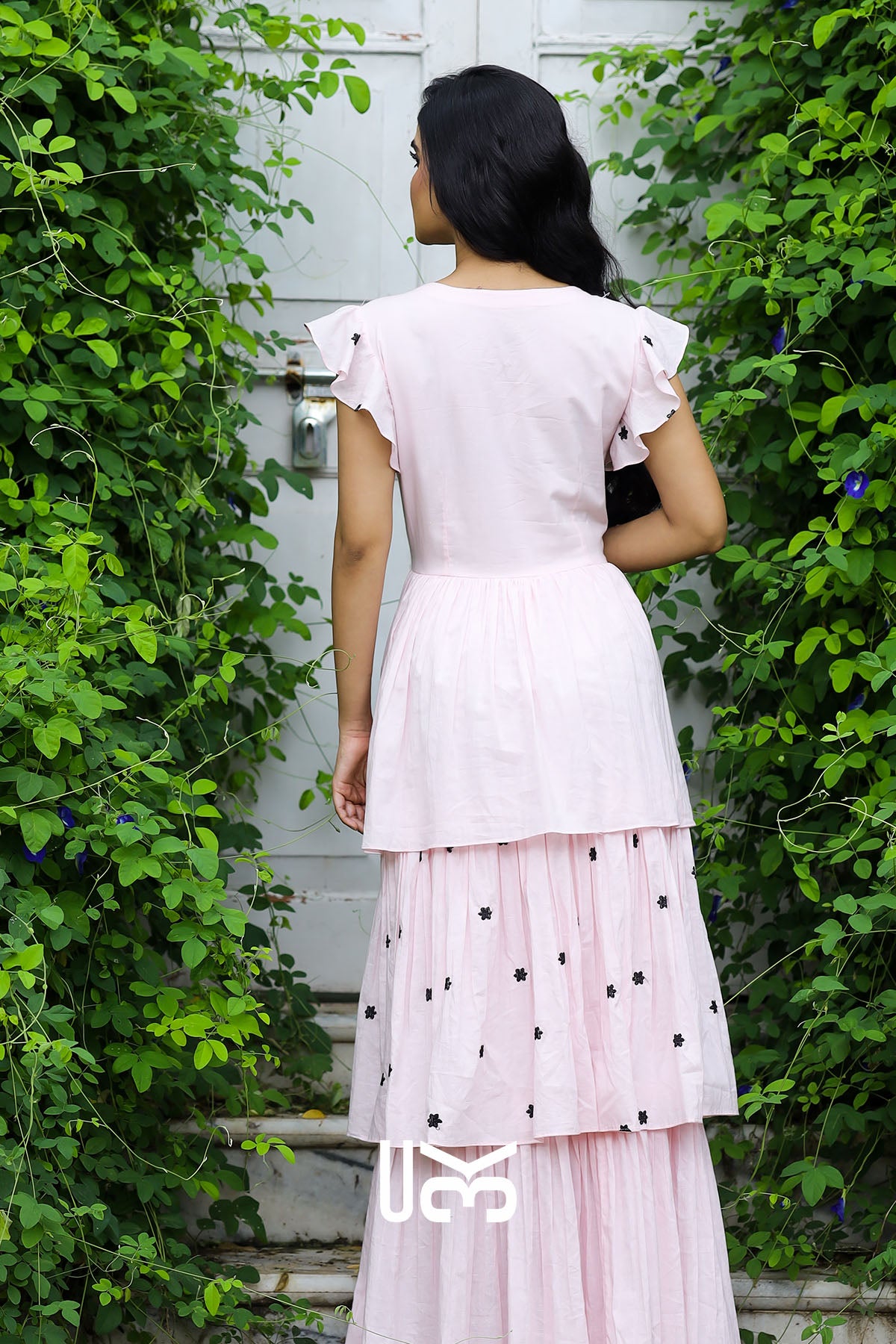 Frolic Charming Baby Pink Maxi Dress