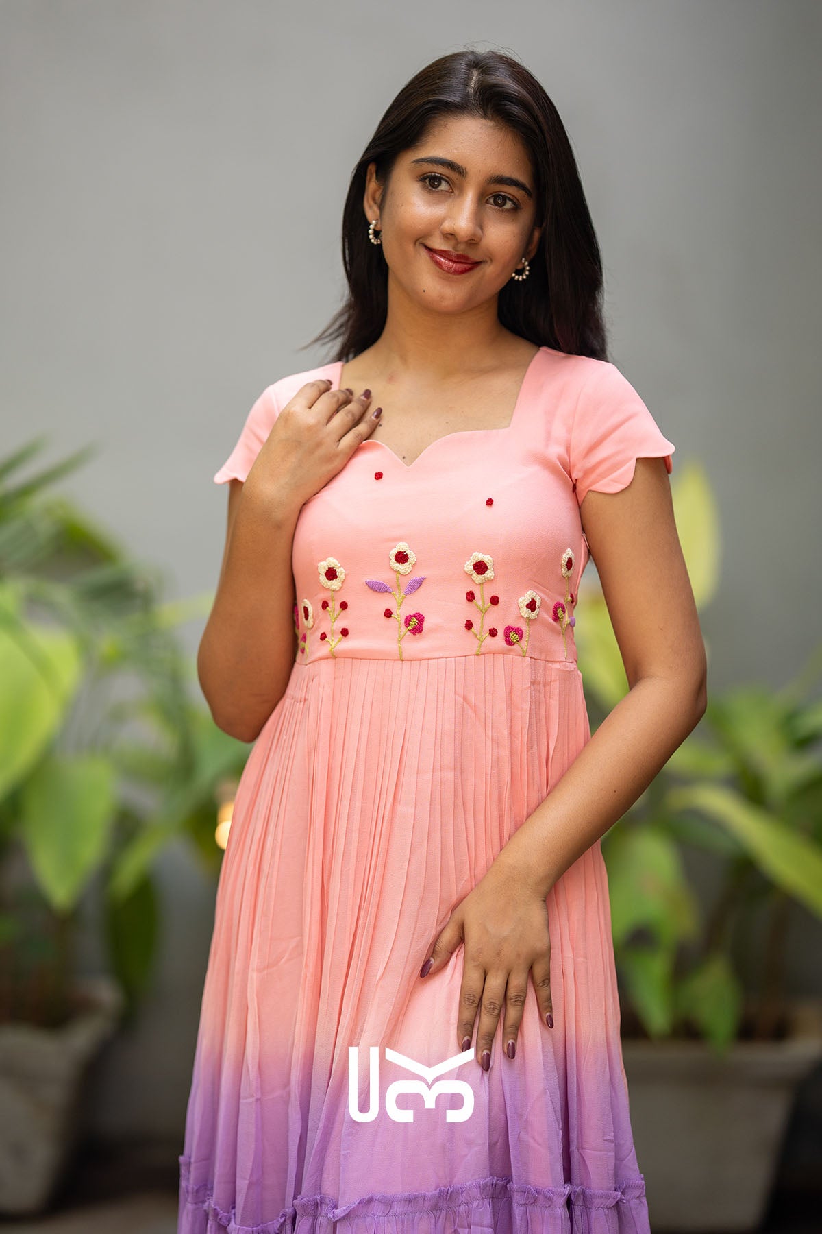 Amelia Bloom Midi Dress