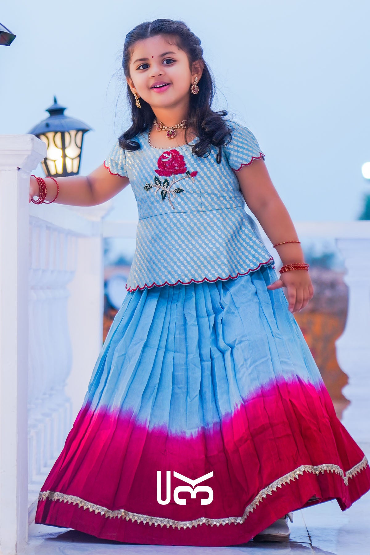 Baby Rosy Lehenga Set