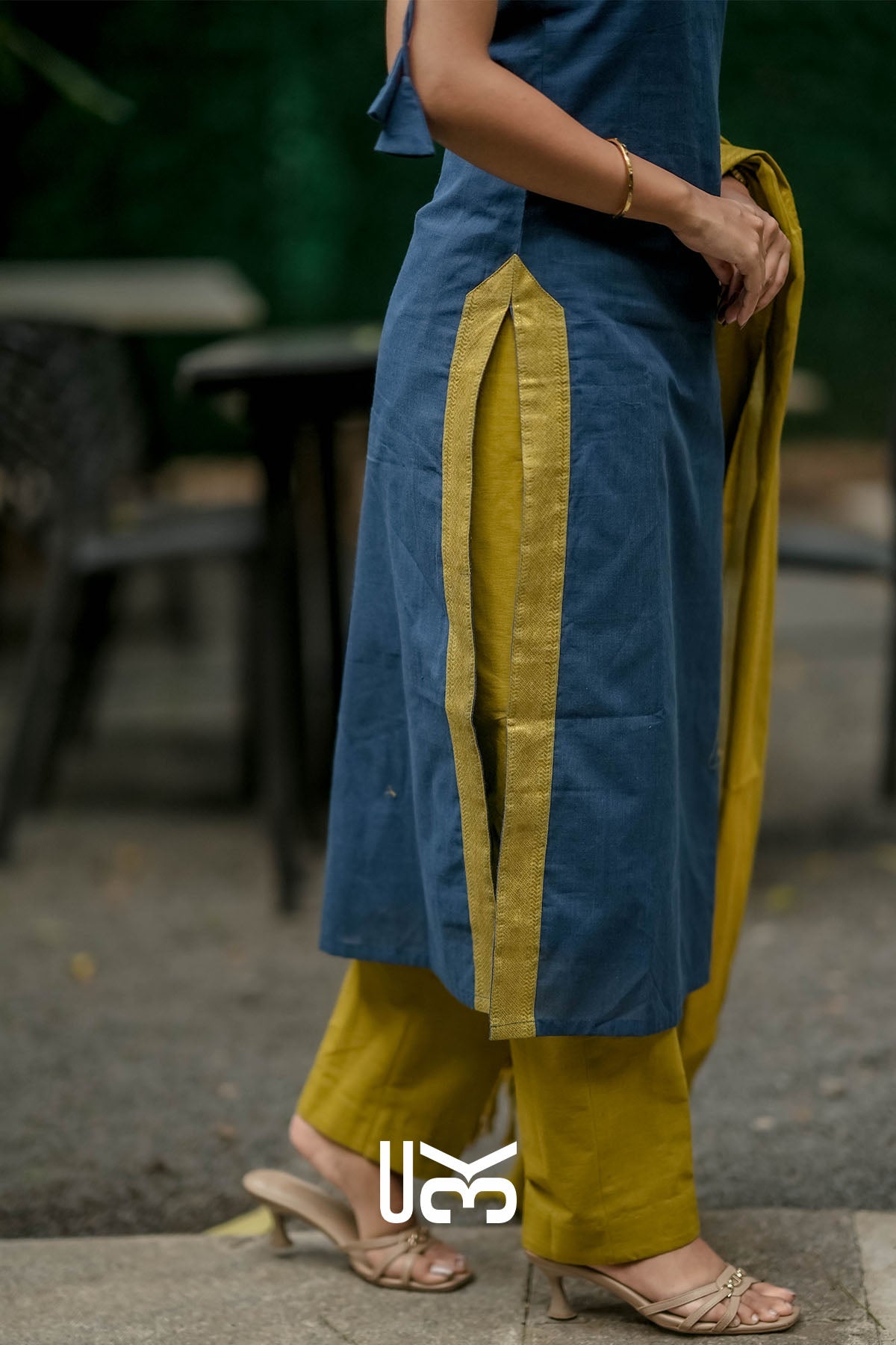 Mukti Indigo Handloom Kurta Set