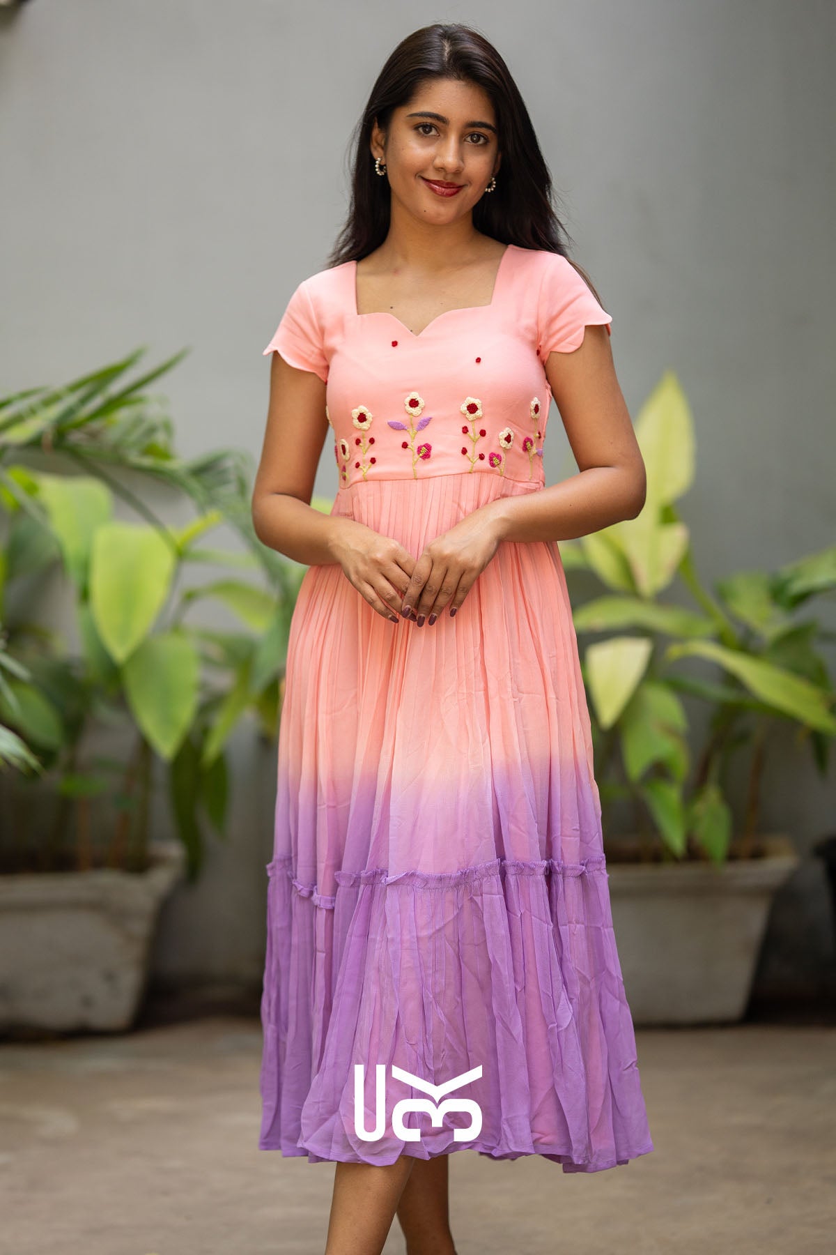 Amelia Bloom Midi Dress