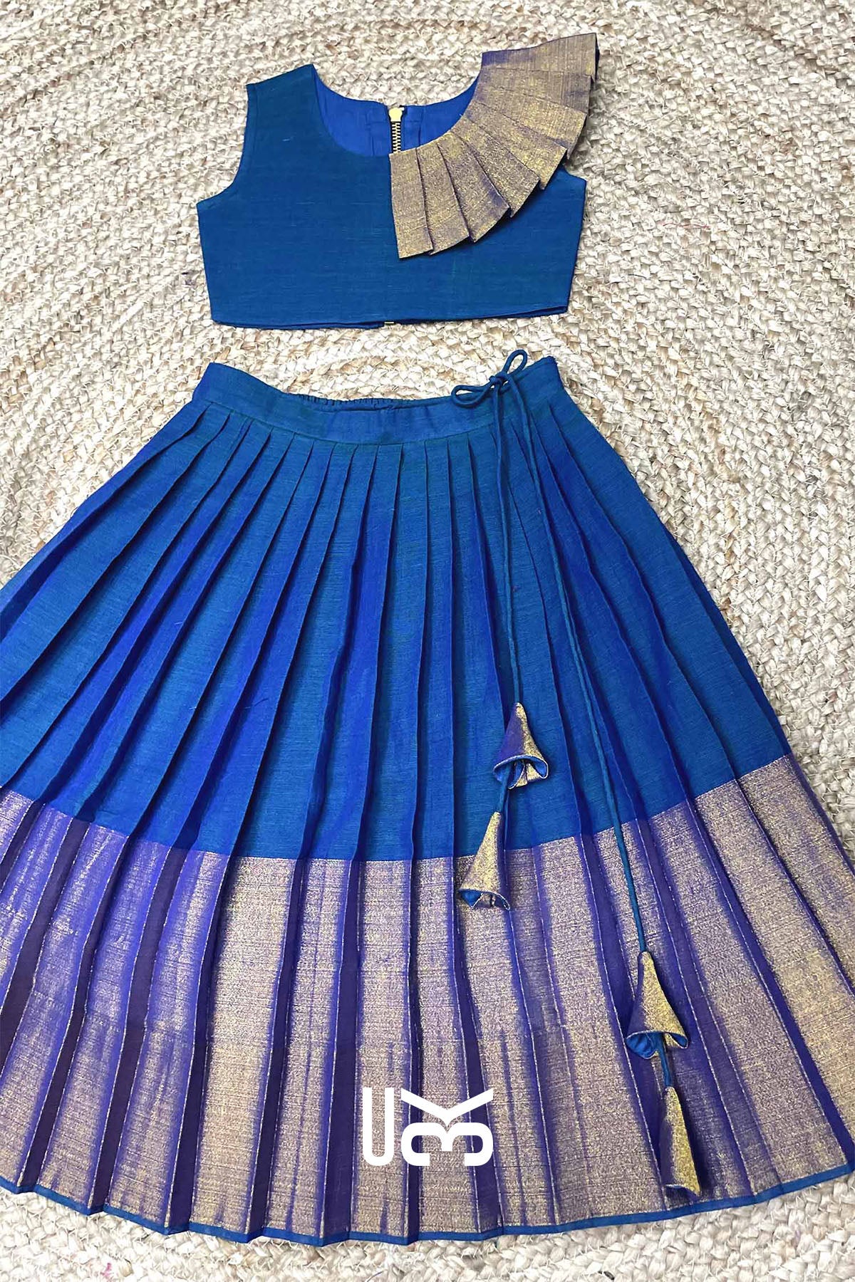 Baby Narayanpet Lehenga Set