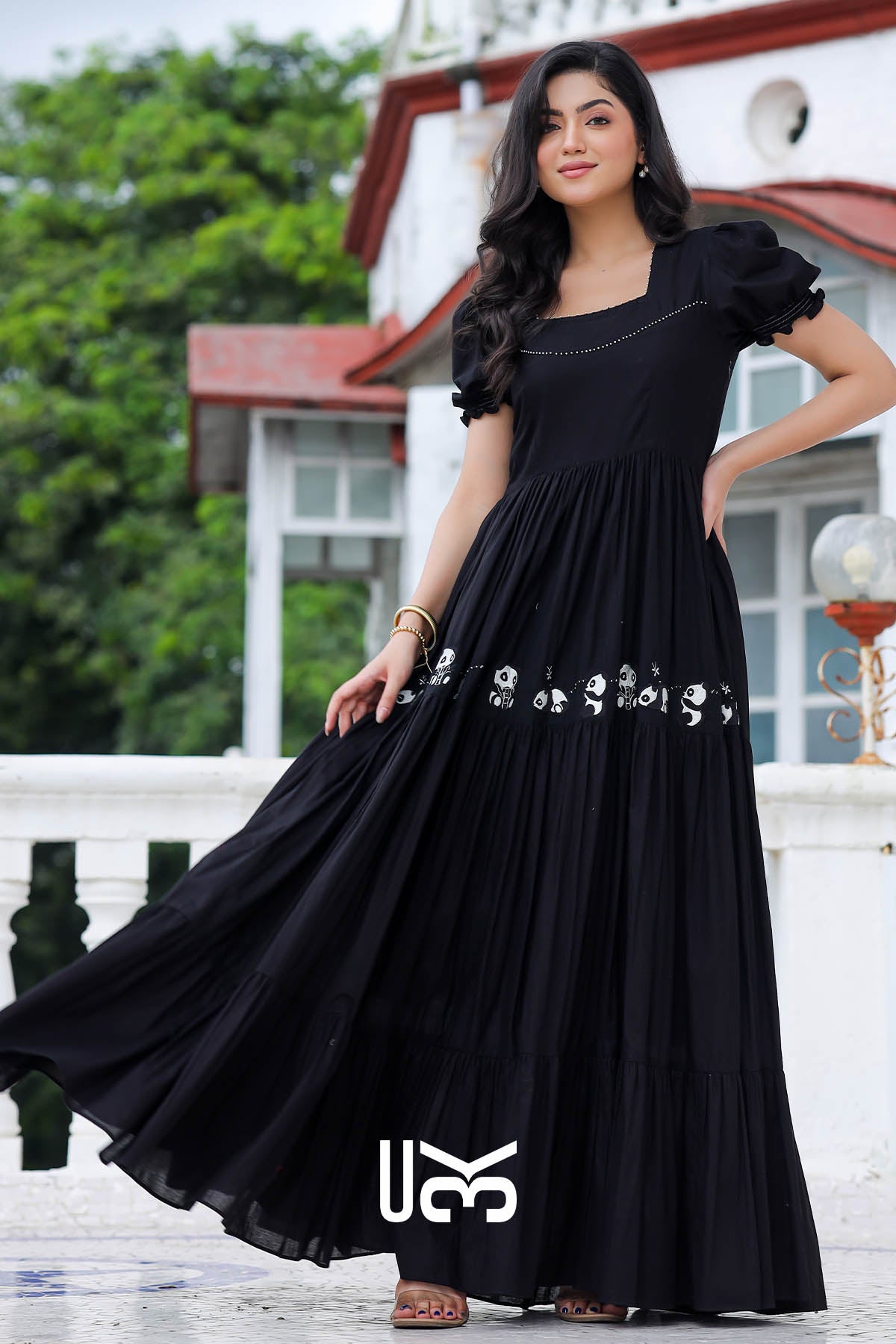 Midnight Black Maxi Dress