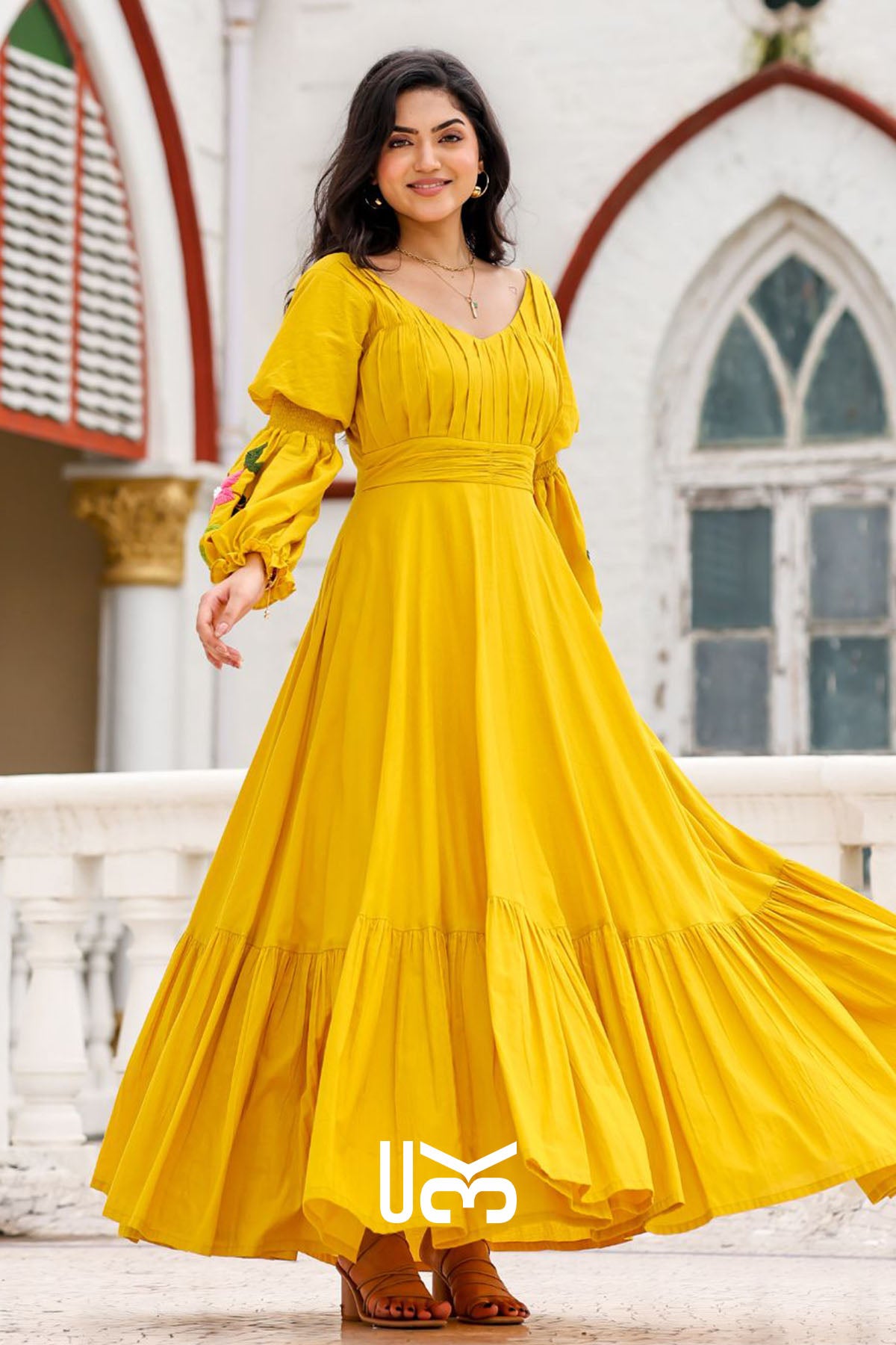 Warm Glow Yellow Maxi Dress