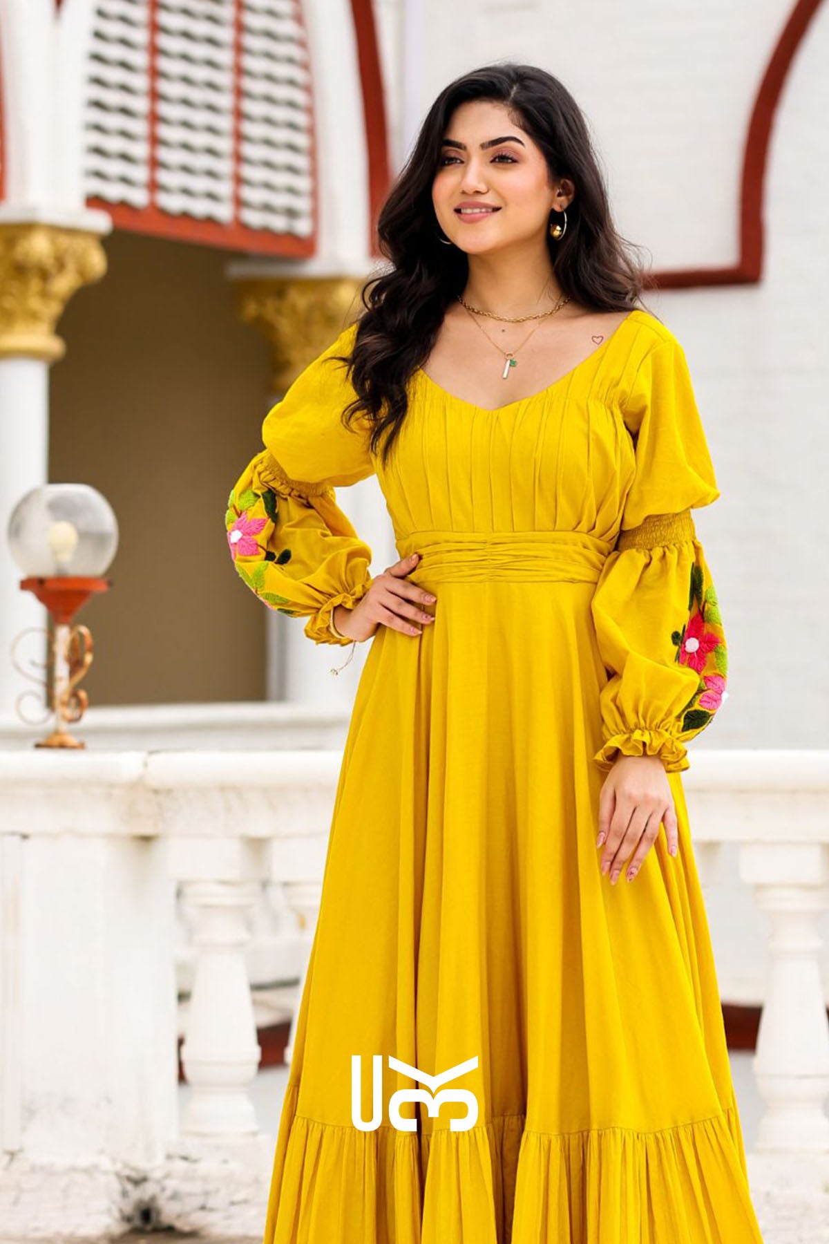 Warm Glow Yellow Maxi Dress