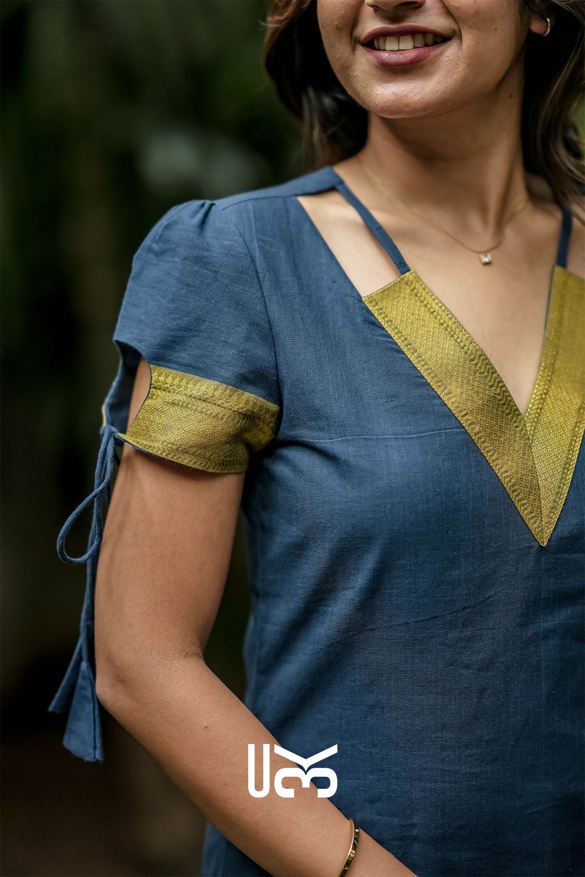 Mukti Indigo Handloom Kurta Set