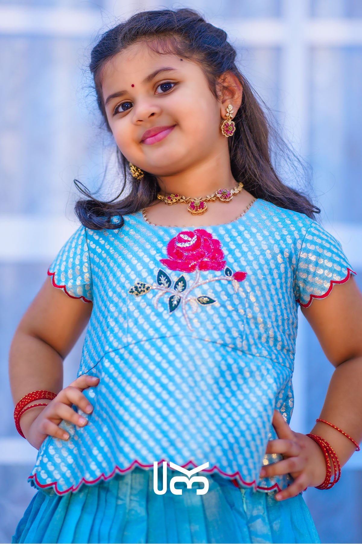 Baby Rosy Lehenga Set
