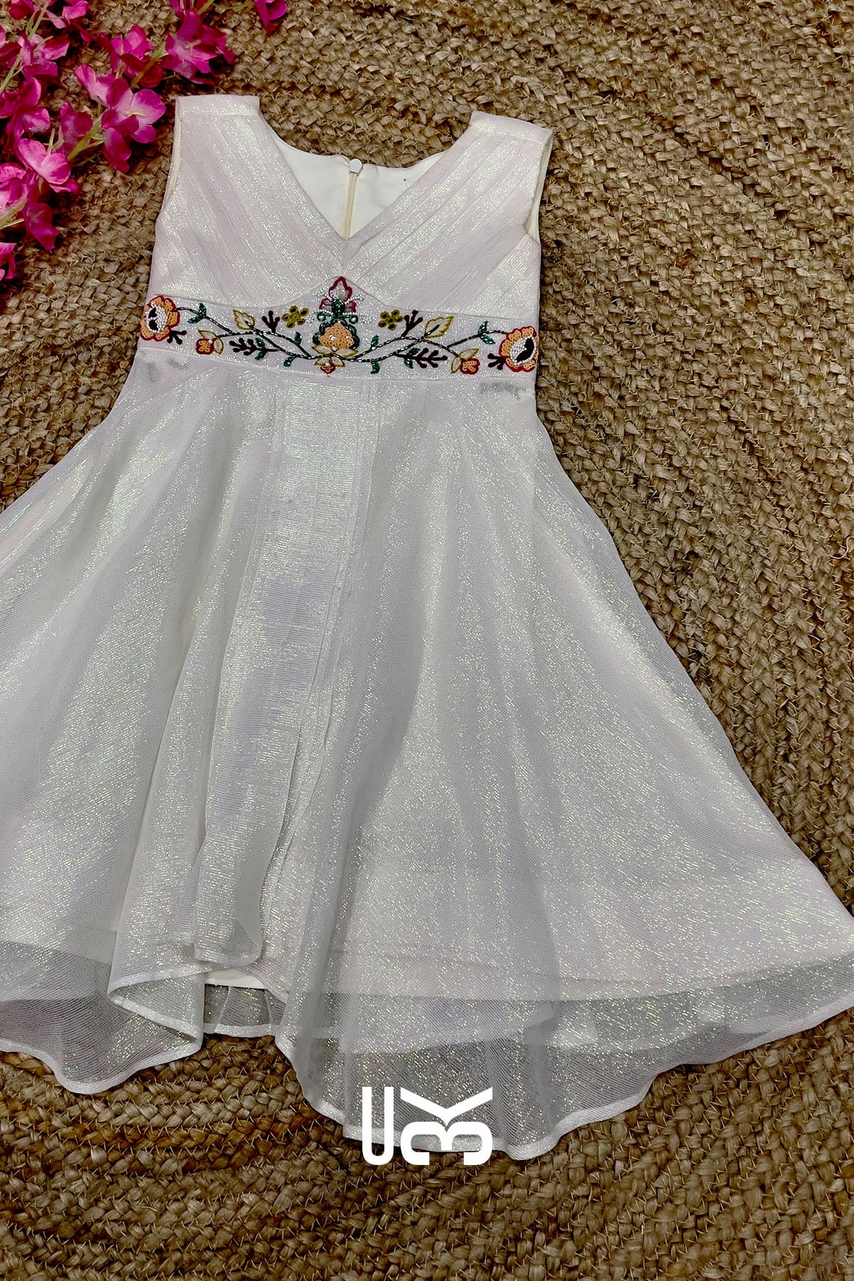 Baby Snow Rainbow Frock