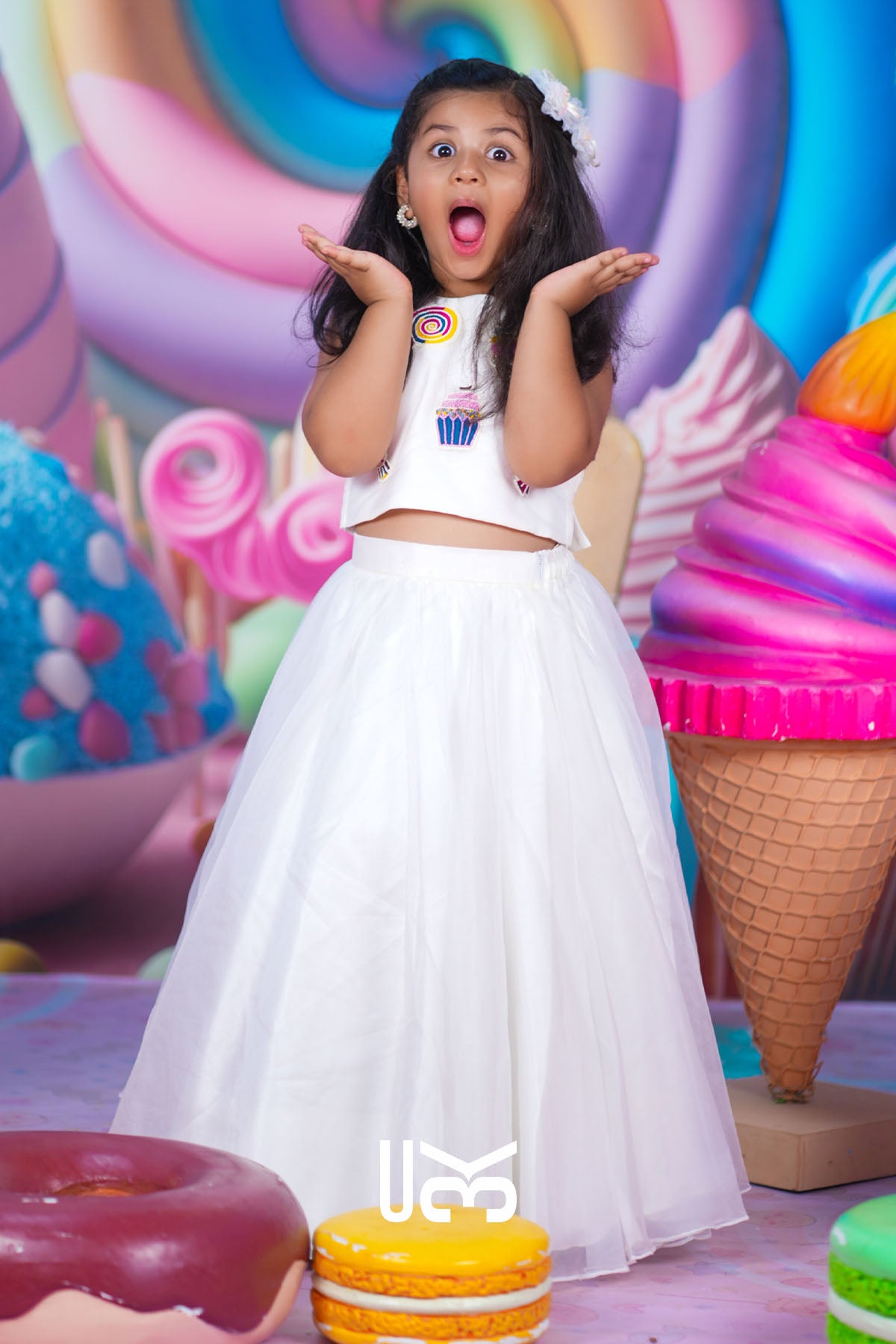 Baby Sophy White Crop Top