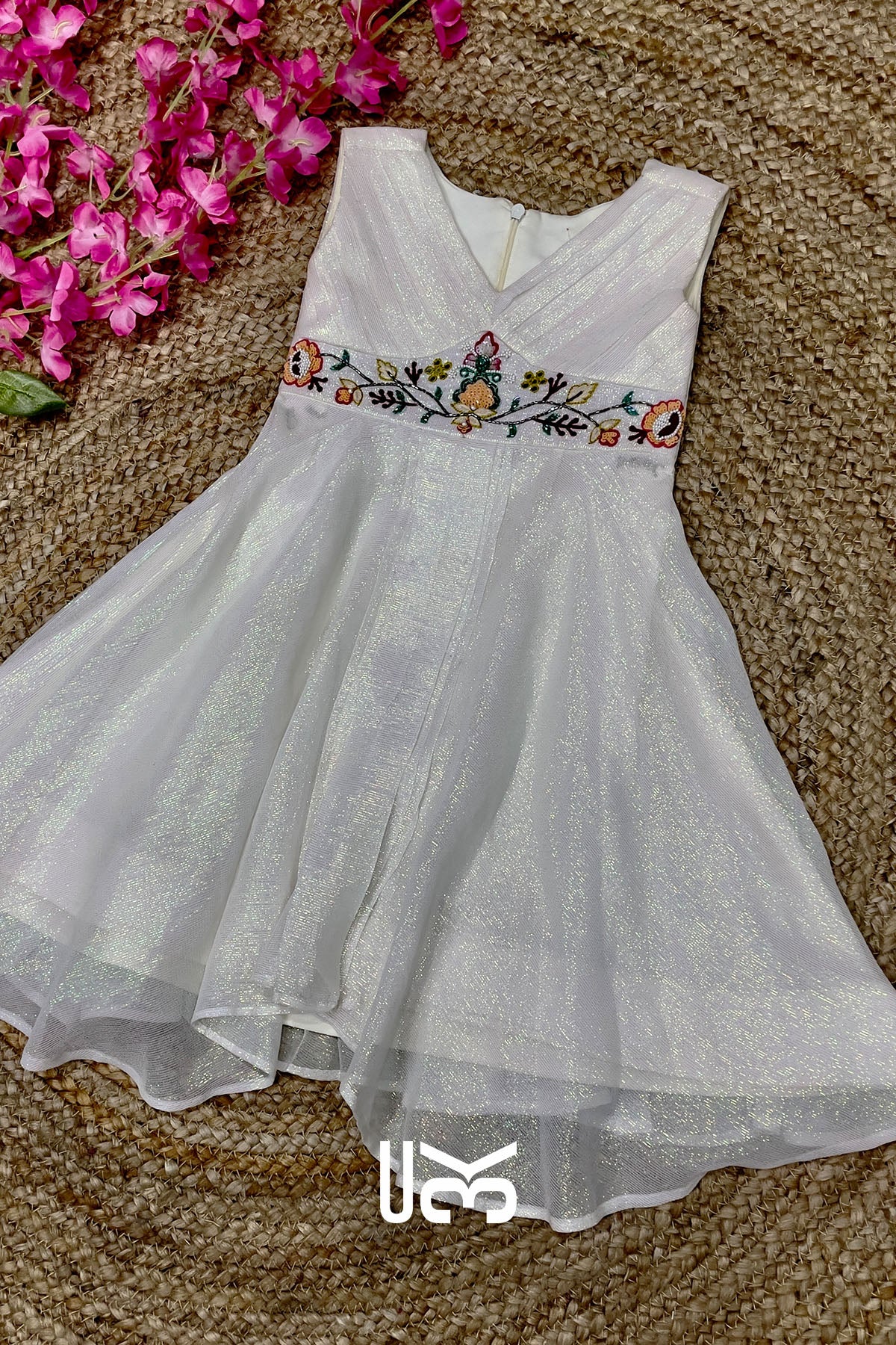 Baby Snow Rainbow Frock