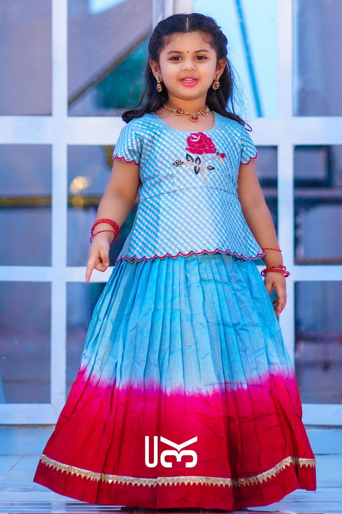 Baby Rosy Lehenga Set
