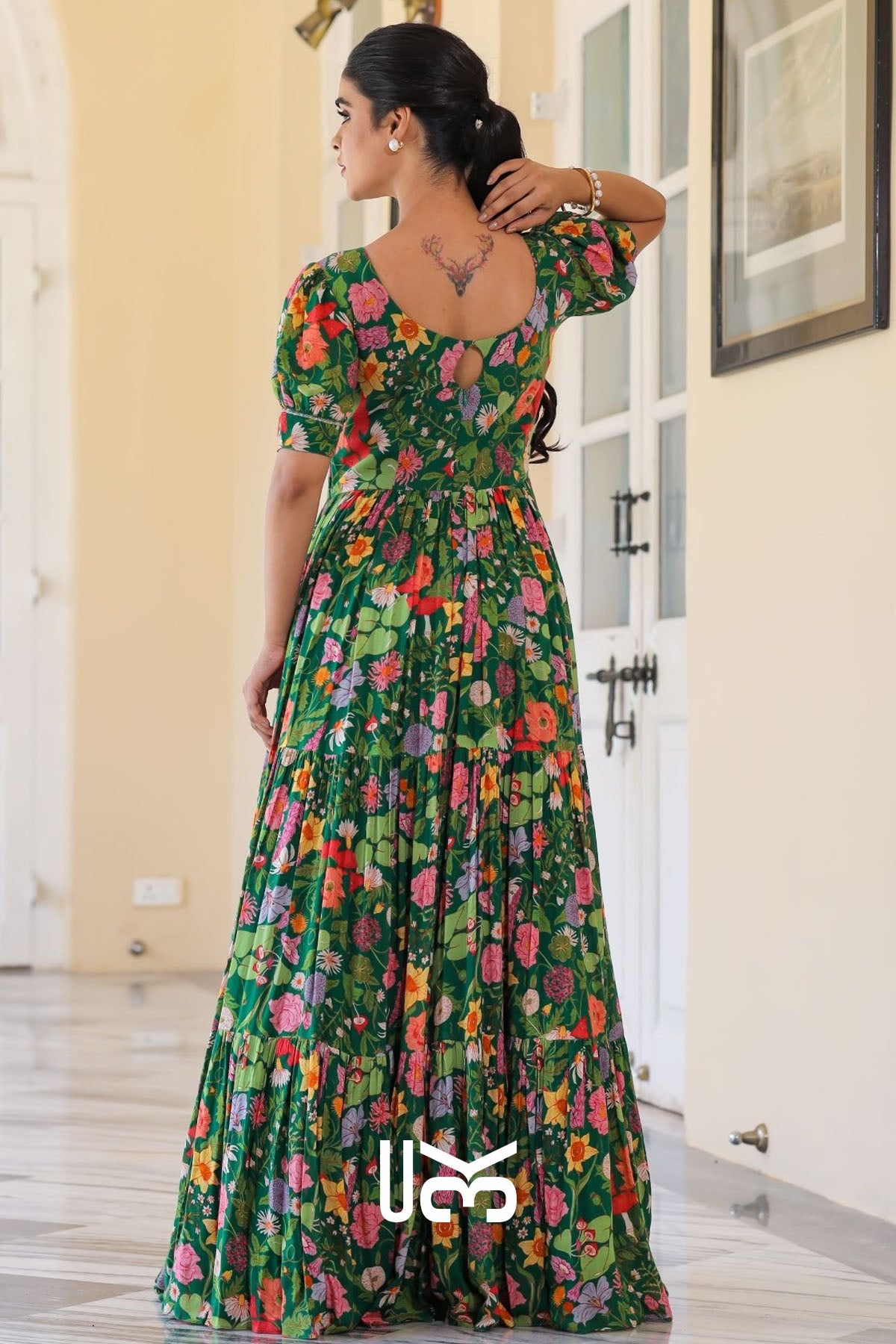 Titli Maxi Dress in Green