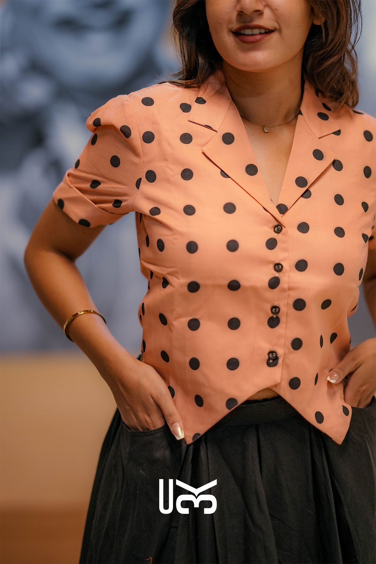 Ruby Co-Ord Set (Dress) in Peach