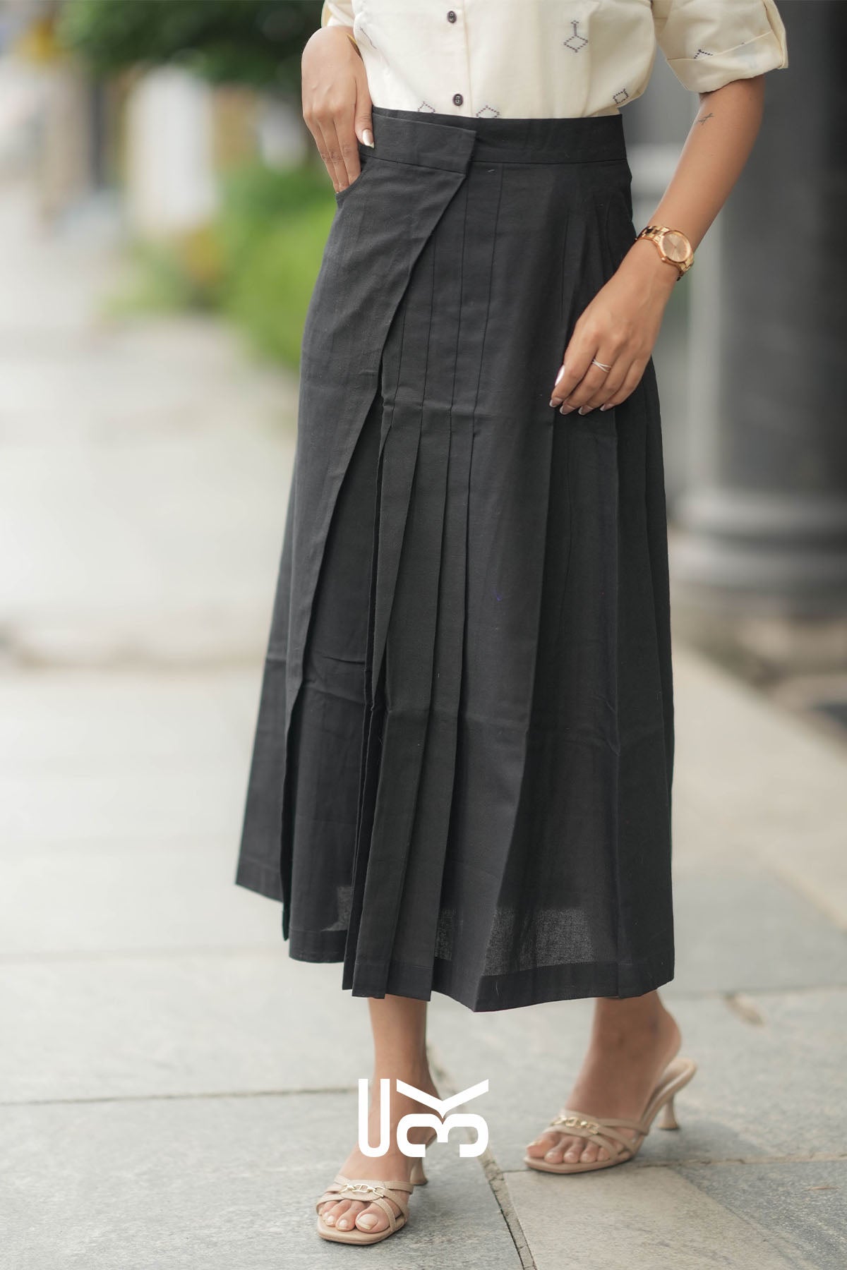 Isha Co-ord Set (Dress) in Black