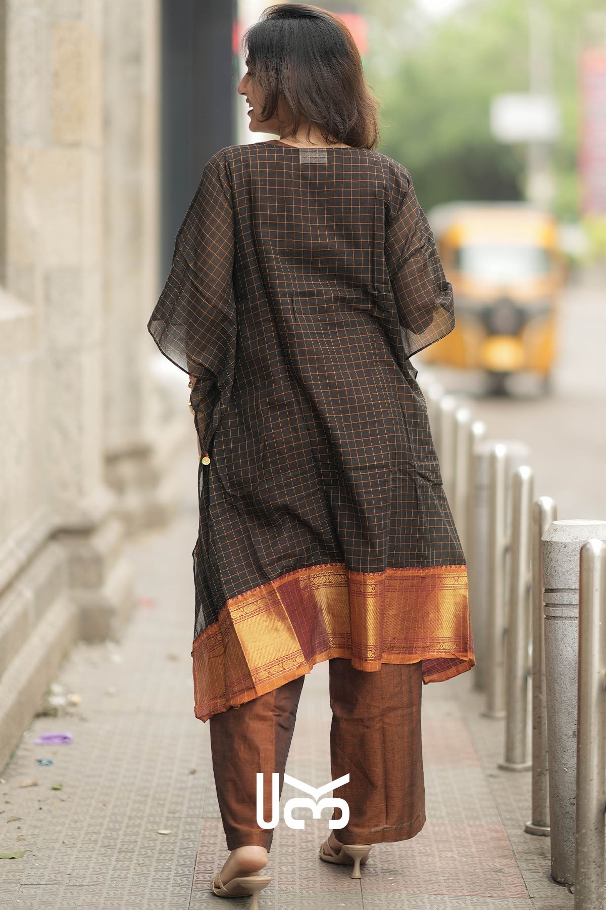 Eliza Handloom Brown Kaftan