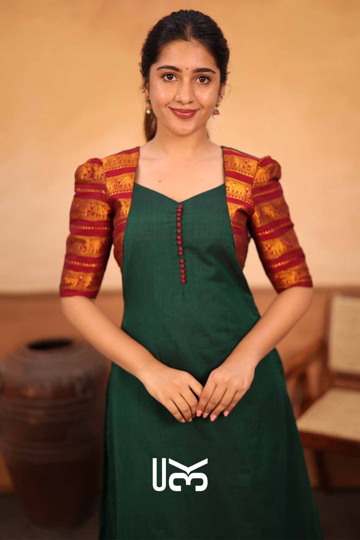 Hariyali | Green Handloom Kurta Set