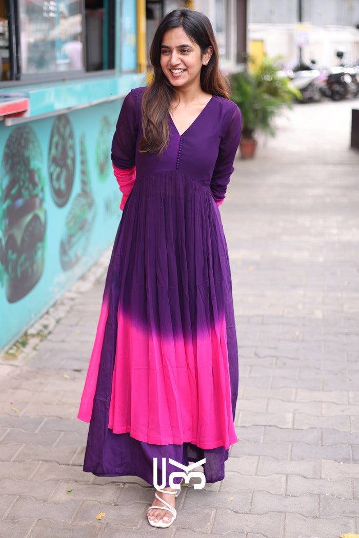 Minakshi Kurta Set in Purple
