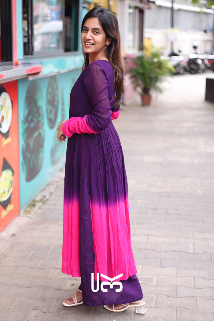 Minakshi Kurta Set in Purple