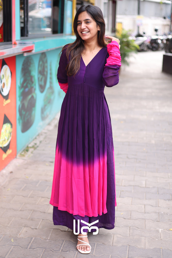 Minakshi Kurta Set in Purple