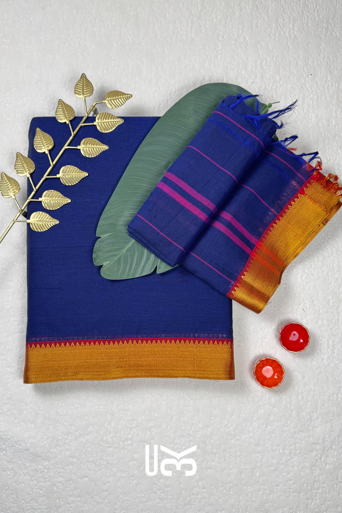 Jahnavi Unstich Kurta Set In Blue