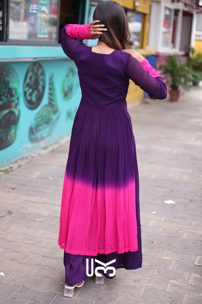Minakshi Kurta Set in Purple