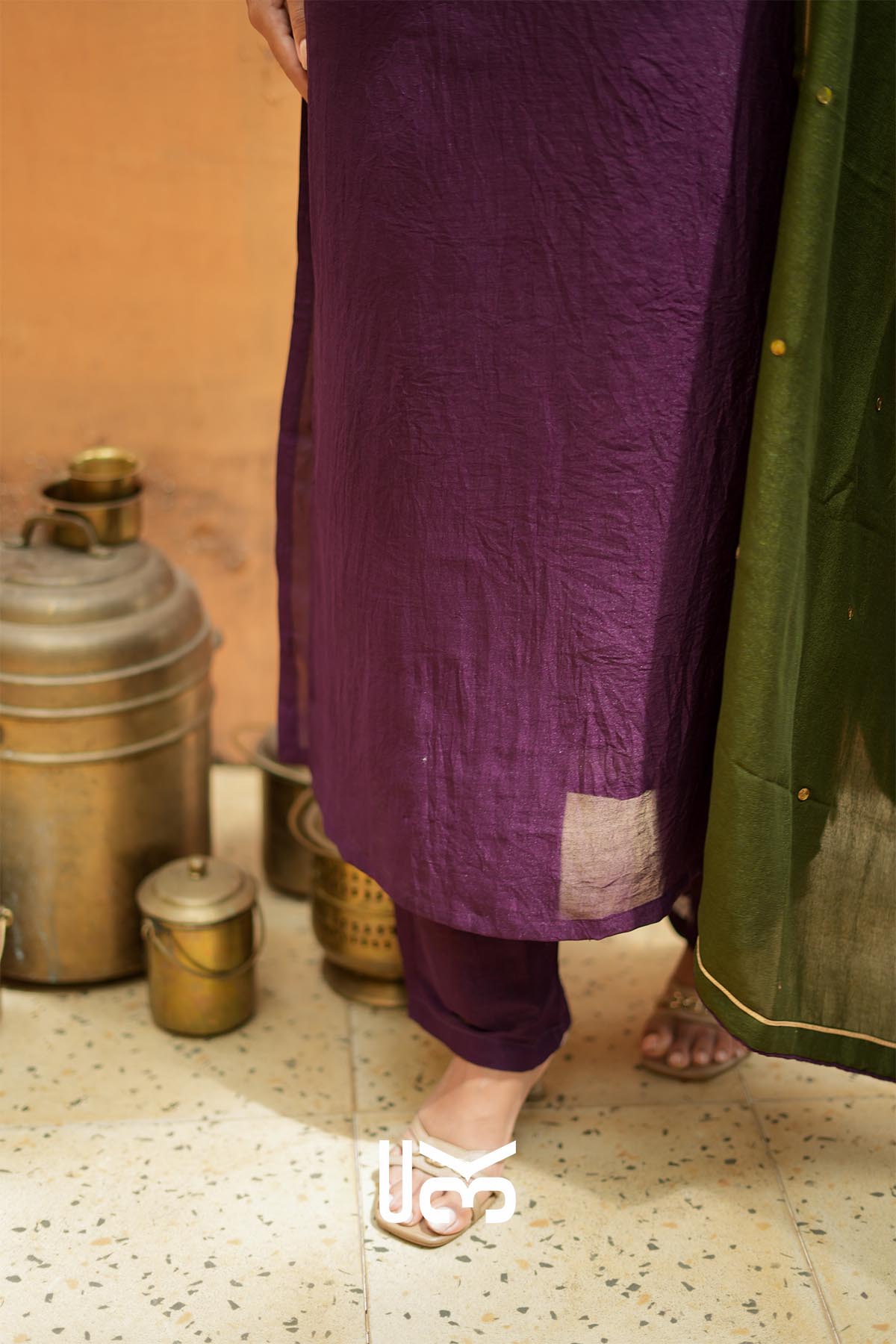 Azaira | Wine Purple Kurta Set for Traditional Gatherings