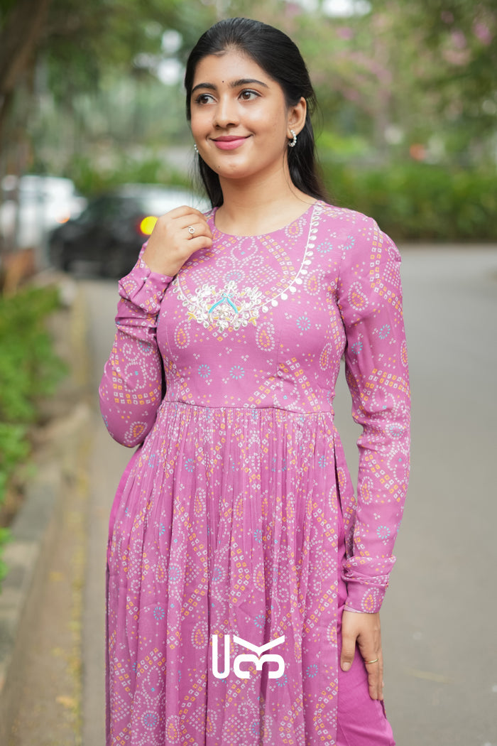 Pragati Kurta Set in Pink