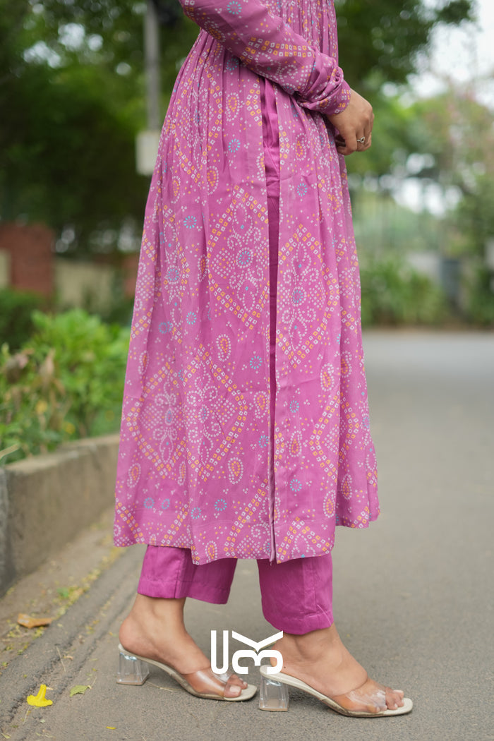 Pragati Kurta Set in Pink