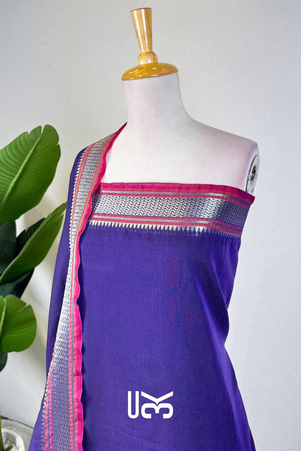 Komal Unstich Kurta Set In Violet