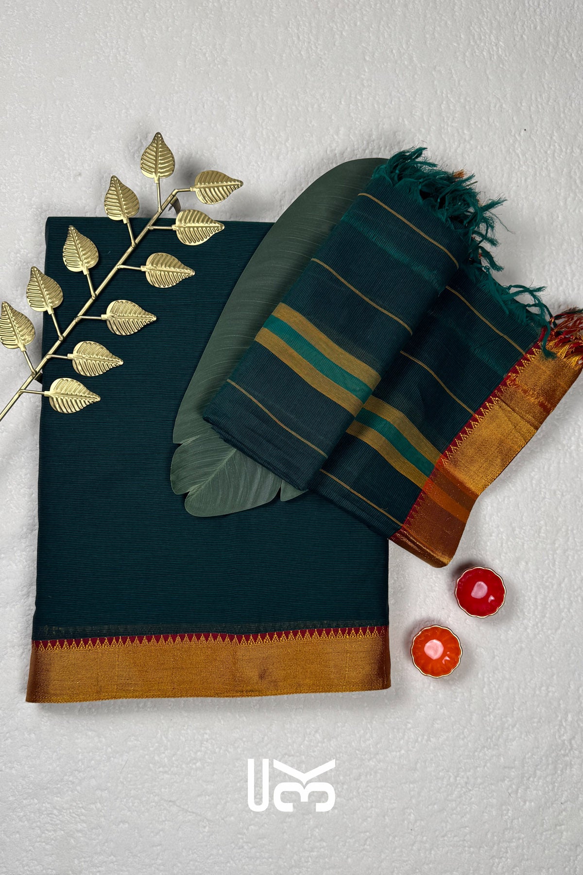 Kashish Unstich Kurta Set In Peacock Blue