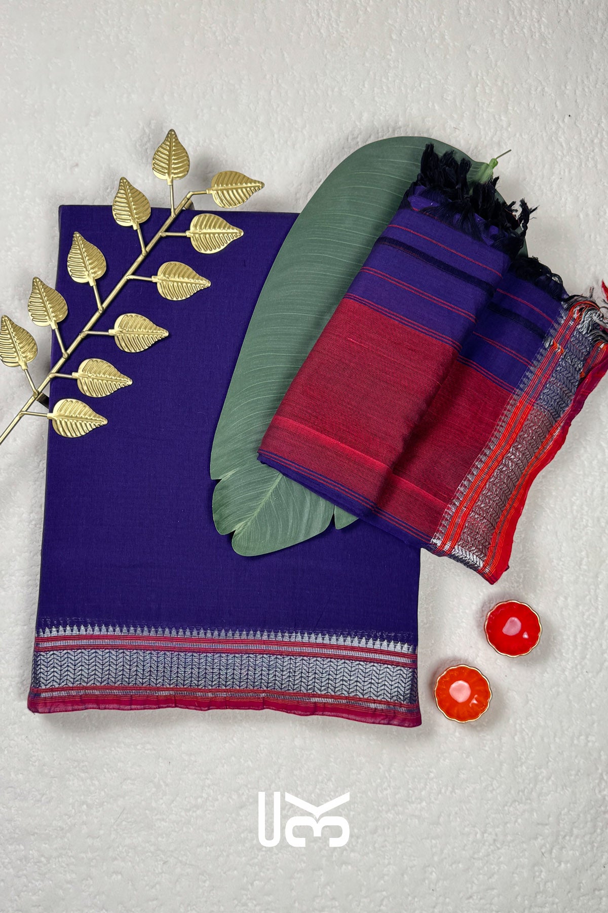 Komal Unstich Kurta Set In Violet