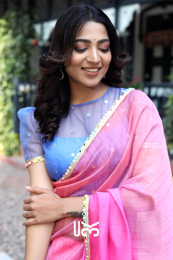 Sukoon Ke Rang Organza Saree