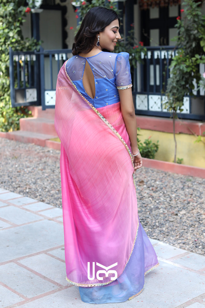 Sukoon Ke Rang Organza Saree