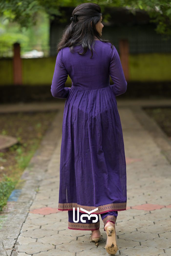 Sharvari Kurta Set in Violet