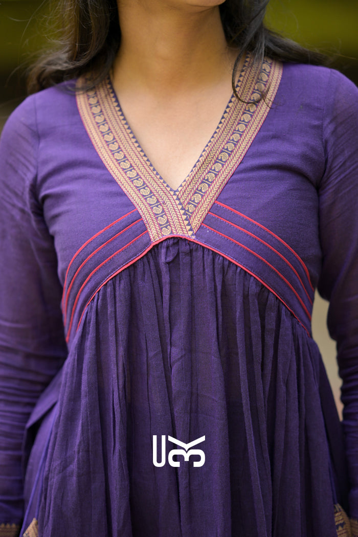 Sharvari Kurta Set in Violet