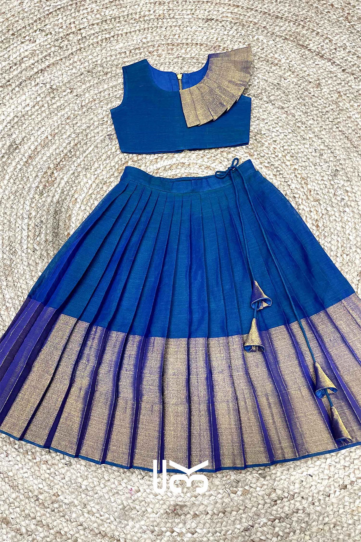Baby Narayanpet Lehenga Set