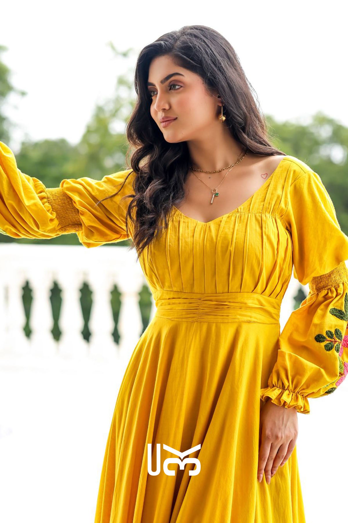 Warm Glow Yellow Maxi Dress