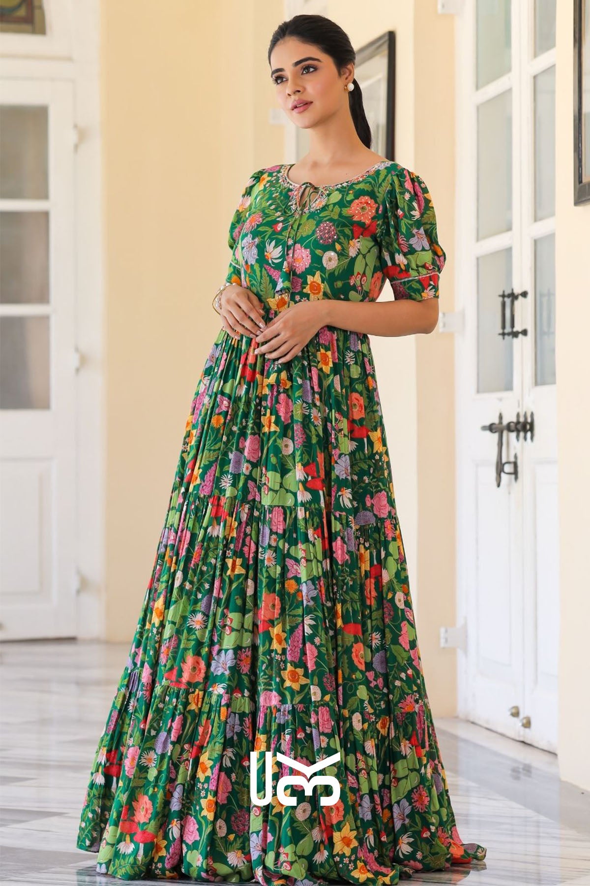 Titli Maxi Dress in Green