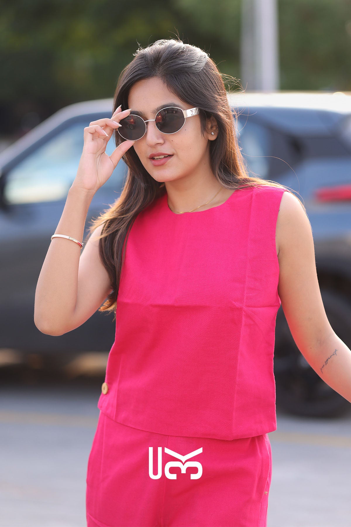 Urban Pink cotton Co-ord Set