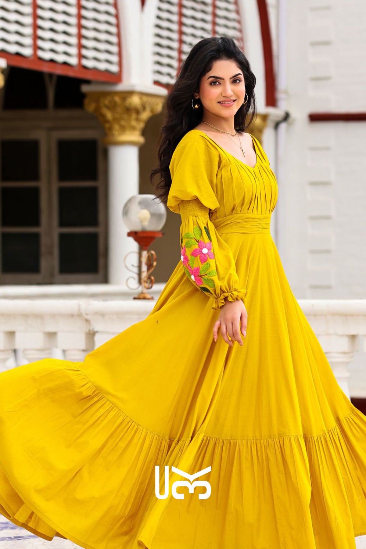 Warm Glow Yellow Maxi Dress