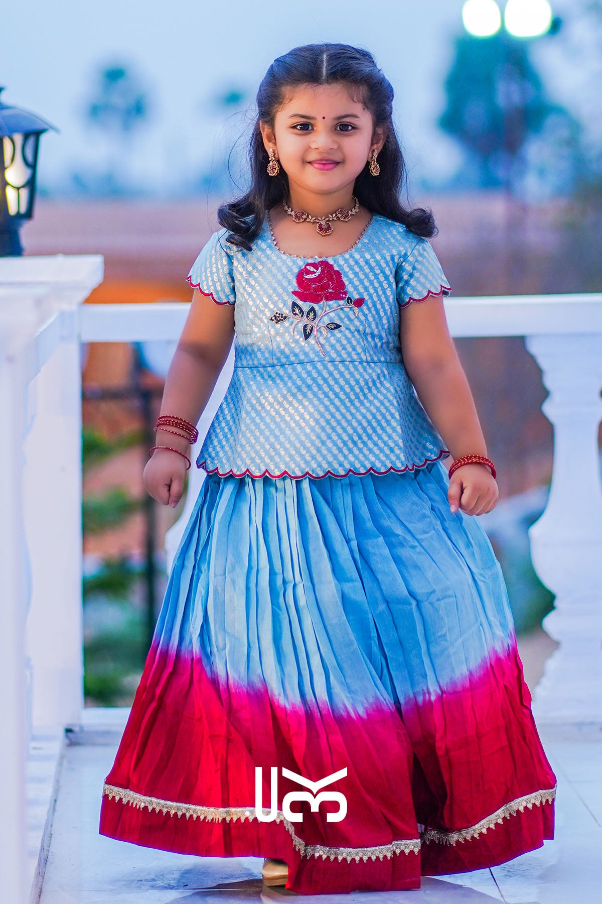 Baby Rosy Lehenga Set