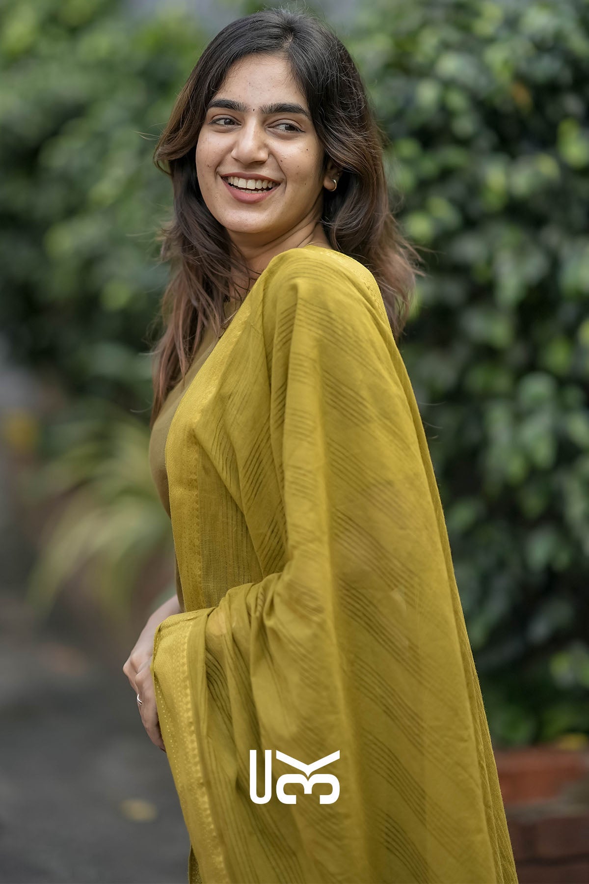 Monalisa Olive Handloom Kurta Set